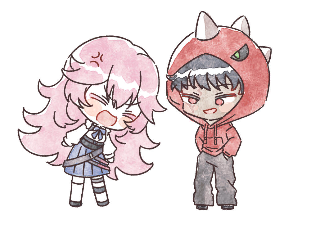 엘시 @elsie Kiyu yelling at Ase